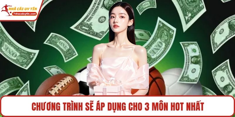 Chương trình sẽ áp dụng cho 3 môn hot nhất