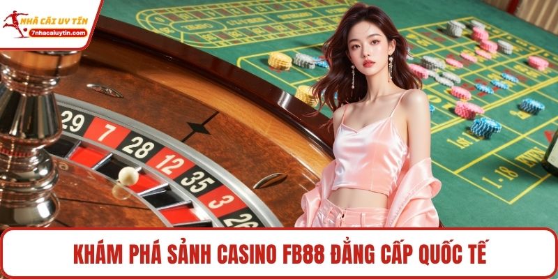 Khám phá sảnh casino FB88 đẳng cấp quốc tế